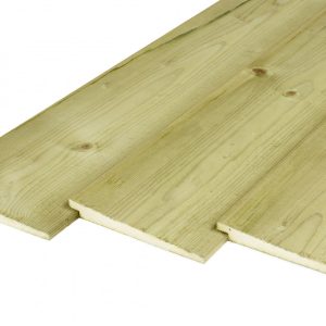 Geïmpregneerd Zweeds rabat 9/21 x 140 mm (130 mm werkend)