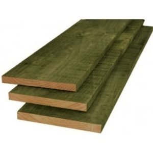 Geïmpregneerde Zweeds vuren planken 22 x 200 mm