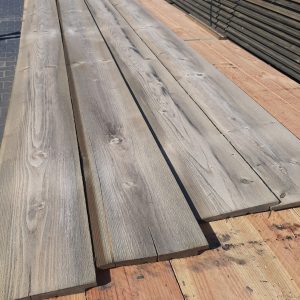 Zweeds rabat grijs/old grey geïmpregneerd 12/24 x 195 mm (werkend 180 mm)