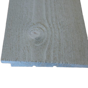 Zweeds rabat geïmpregneerd daarna 2x signaal grijs gespoten 10/24 x 195mm (werkend 180mm)