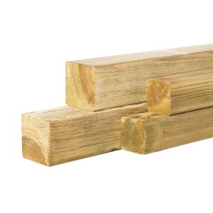 Geïmpregneerde palen 120 x 120 mm