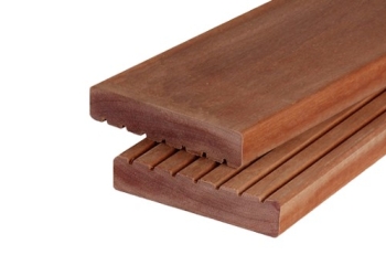 Hardhouten massaranduba vlonderplank 21 x145 mm