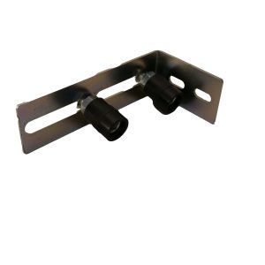 300128 - Geleider voor onderzijde deur (met zwarte rollen)