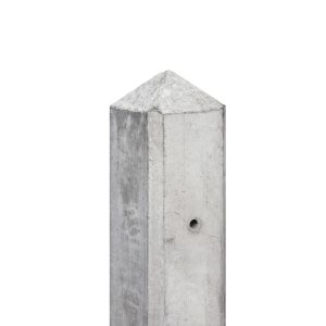 Beton palen grijs met diamant kop