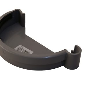 300856 - Pvc mastgoot eindkap rechts 125mm rubber