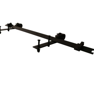 300164 - Complete bevestigingsset schuifpoort zwart