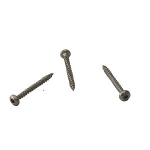 Bolkopschroef met freesrib verzinkt torx volle draad  - diverse maten