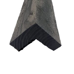 Uitwendig hoekprofiel voor Zweeds rabat 1x antraciet gespoten 75 x 75 mm
