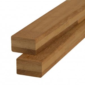 Balken hardhout 44 x 68 mm gevingerlast geschaafd