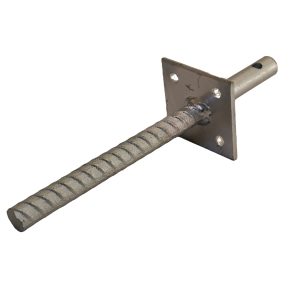 Voetje voor onder paal 80 x 80 betonstaaf