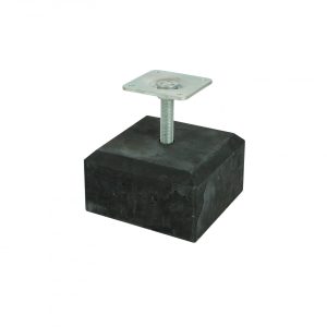 Betontegel antraciet 180/150 hoogte 100mm met stelplaat