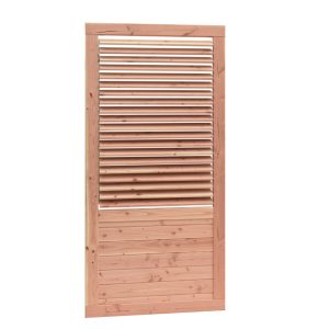 Shutterscherm verstelbaar douglas met borstwering 890mm x 2240mm