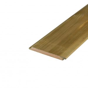 143133 - Geïmpregneerde visbekdeel halfhout 18 x 140 x 3000mm (werkend 125mm dakplanken)