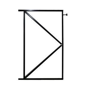 Poortframe 1000mm zwart gepoedercoat
