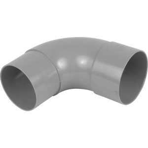 Pvc bocht 90 graden mof verjongd spie 80mm