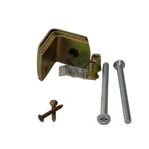 L beslag verzinkt, set  voor betonpaal van 100mm