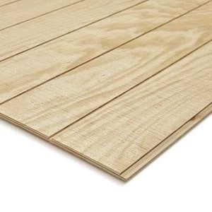 Channelply EXT200 met groeven 15 X 1220 X 2440mm lange zijde halfhout verbinding (groeven om de 200mm)