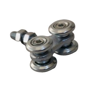 Wielenblok voor in de rails. Belasting max. 80KG