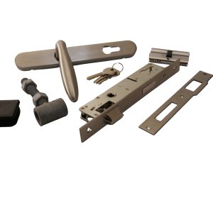 Cilinderslot smaldeurslot compleet rvs