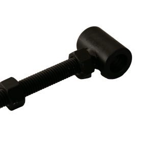 Draadstang voor poortframes compleet zwart gespoten