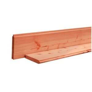 Douglas blokhutprofiel 28 x 195 mm geschaafd (werkend 182 mm)