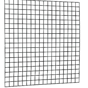 Gaaspaneel 1800 x 1800 4mm zwart geplastificeerd maas 100 x 100 mm