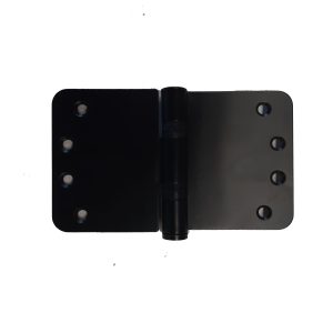 Scharnier verlengd rvs daarna zwart gepoedercoat diverse maten