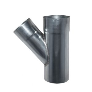 Zinken Y-stuk 45⁰ 80mm