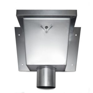 Zinken vergaarbak 80mm