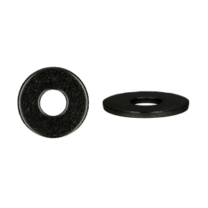 Sluitringen voor houtconstructie zwart