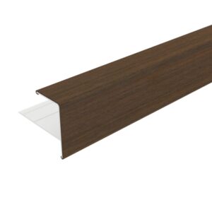 NewTechWood eindprofiel Ipe rhombus aluminium tbv wandbekleding 50 x 50mm