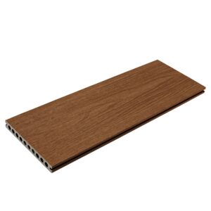 NewTechWood Teak composiet vlonderplanken houtstructuur/glad 23 x 210mm