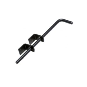 Grondgrendel 400mm zwart gepoedercoat