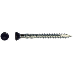 Vlonderschroef RVS zwarte kop ral 9005 torx  - diverse maten