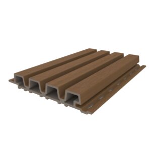 NewTechWood Castellation PRO35 Teak composiet rhombus profiel 33 x 215mm (werkend 185mm)