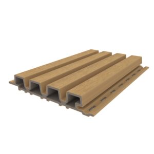 NewTechWood Castellation PRO35 Kleur Red Cedar composiet rhombus profiel 33 x 215mm(werkend 185mm)